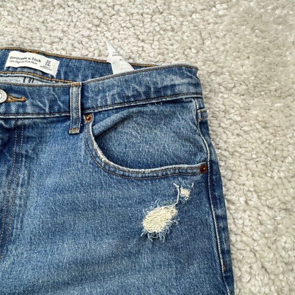 Abercrombie & Fitch Ultra High Rise Kick Flare Jean Distressed NEW - Picture 7 of 13